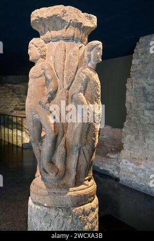 Frankreich, Mosel, Metz, das Museum Cour d'Or von Metz Metropole, gallo-römische Sammlungen Stockfoto