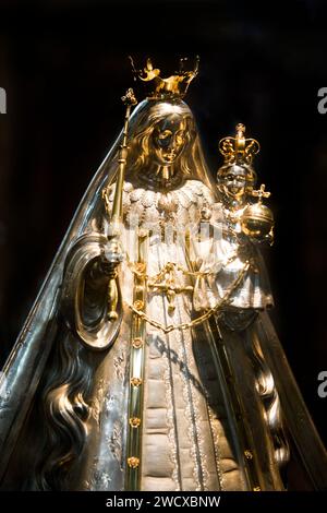 Andachtsstatue unserer Lieben Frau von Antwerpen, Kathedrale unserer Lieben Frau, cathédrale Notre-Dame, Antwerpen, Flandern, Belgien, Europa Stockfoto