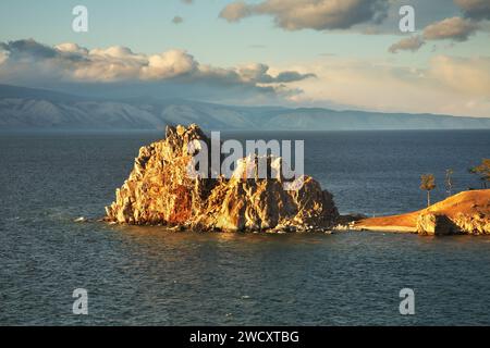 Schamane Rock in Toledo. Olkhonsky Bezirk. Region Irkutsk. Russland Stockfoto