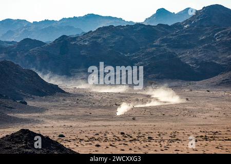 09 BRABEC Ricky (usa), Monster Energy Honda Team, Honda, Motul, Moto, FIM W2RC, Aktion während der 10. Etappe der Dakar 2024 am 17. Januar 2024 um Al Ula, Saudi-Arabien Stockfoto