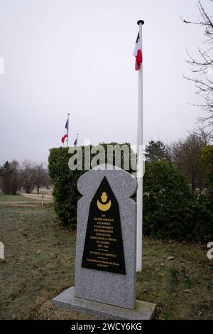 Denkmal für die Harkis, französische Militärnecropolis, Faubourg-Pavé, Verdun, Maas, Region Grand-Est, Frankreich Stockfoto