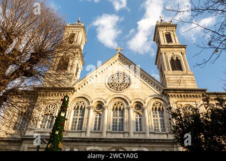 Hagia Triada Griechisch-Orthodoxe Kirche. Griechisch-orthodoxe Kirche in Istanbul Türkei Stockfoto