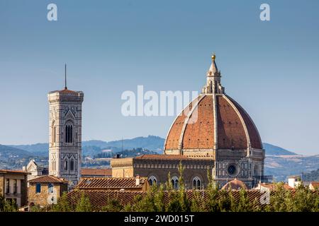 Florenz, Italien - 16. Juli 2023: Dom, Kathedrale Santa Maria del Fiore in Florenz, Italien Stockfoto