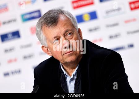 EHF-Präsident Michael neuer bei der Einweihung der Stadt Köln und Sportland NRW-Lounge am Vorabend des ersten Kölner Spieltags der Handball-Europameisterschaft 2024 in der LANXESS Arena. Köln, 17.01.2024 NRW Deutschland *** EHF-Präsident Michael Wiederer bei der Einweihung der Stadt Köln und der Sportland NRW Lounge am Vorabend des ersten Kölner Spieltages der Handball-Europameisterschaft 2024 in der LANXESS Arena Köln, 17 01 2024 NRW Deutschland Copyright: XChristophxHardtx Stockfoto