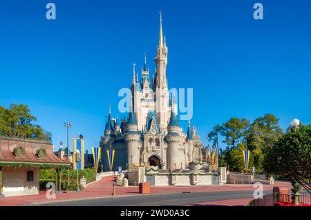 Cinderella Castle im Walt Disney World Magic Kingdom in Orlando, Florida Stockfoto