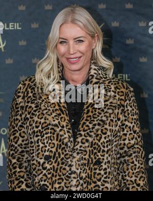 London, Großbritannien. Januar 2024. Denise van Outen kommt zur Premiere von Cirque du Soleil „Alegria – in A New Light“ in der Royal Albert Hall in London. Quelle: Imageplotter/Alamy Live News Stockfoto