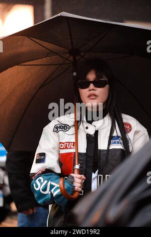 Paris FRA, Paris Fashion Week Herbst Winter 2024, Paris, 17.01.2024 Streetstyle, Bluemarble Fashion Show, Paris Fashion Week Herbst Winter 2024, Paris, 17.01.2024 *** Paris FRA, Paris Fashion Week Herbst Winter 2024, Paris, 17 01 2024 Streetstyle, Bluemarble Fashion Show, Paris Fashion Week Herbst Winter 2024, Paris, 17 01 2024 Copyright: xEibner-Pressefoto/Grafx EP AGF Stockfoto