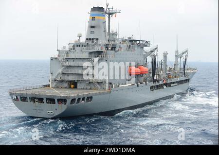 Der Fuhrpark-Nachfüllöler USNS Henry J. Kaiser Stockfoto