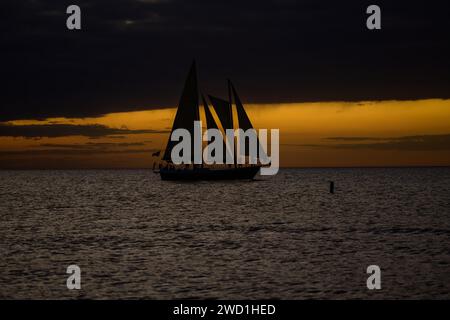 Strand Sonnenuntergang Stockfoto