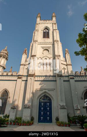 09 26 2005 Vintage Old Christ Church gegründet 1866, Kanpur; Uttar Pradesh .India .Asia. Stockfoto