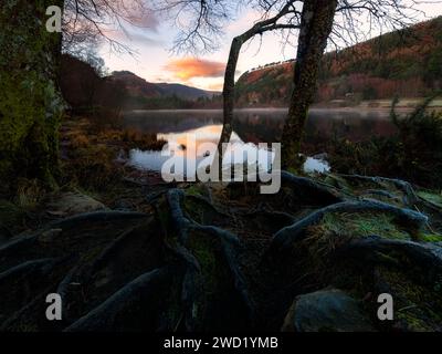 Glendalough in Irland Stockfoto