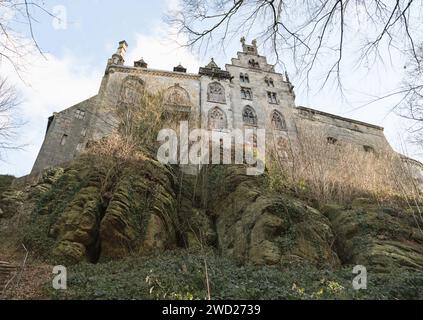 Das Sandsteinschloss in Bad bentheim in deutschland Stockfoto