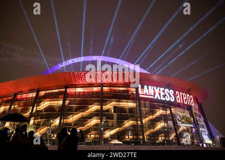 Illumination Der LANXESS Arena Zur Handball Europameisterschaft 2024 ...