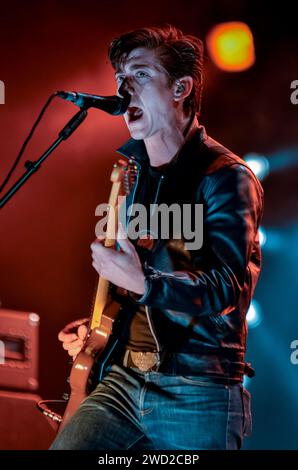 Alex Turner - Arctic Monkeys, V2011, Hylands Park, Chelmsford, Essex, Großbritannien - 20. August 2011 Stockfoto