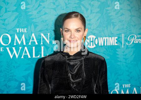 New York, New York, USA. Januar 2024. (NEU) Premiere-Event „The Woman in the Wall“ in New York City. 17. Januar 2024, New York, New York, USA: Ruth Wilson nimmt am 17. Januar 2024 an der Premiere-Veranstaltung „The Woman in the Wall“ im Metrograph Teil. (Foto: M10s/TheNews2) (Foto: M10s/Thenews2/Zumapress) (Bild: © Ron Adar/TheNEWS2 Via ZUMA Press Wire) NUR ZUR REDAKTIONELLEN VERWENDUNG! Nicht für kommerzielle ZWECKE! Stockfoto