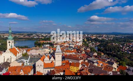 Blick auf die Stadt Tabor Tschechische republik Stockfoto