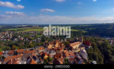 Blick auf die Stadt Tabor Tschechische republik Stockfoto