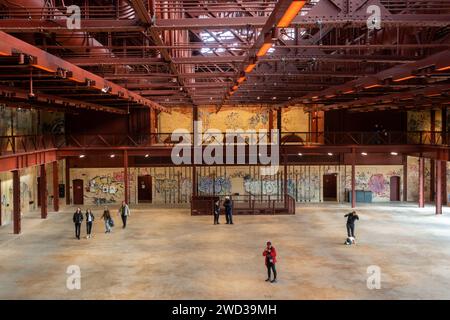 Kraftwerk für Kunstwerke im Stadtteil Gowanus in Brooklyn NYC Stockfoto