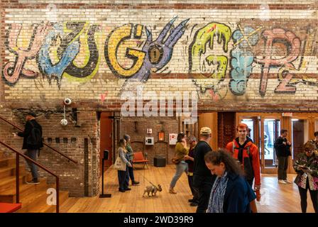 Kraftwerk für Kunstwerke im Stadtteil Gowanus in Brooklyn NYC Stockfoto