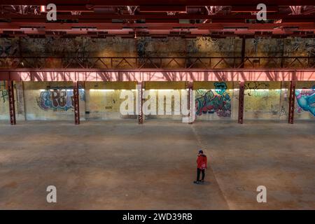 Kraftwerk für Kunstwerke im Stadtteil Gowanus in Brooklyn NYC Stockfoto