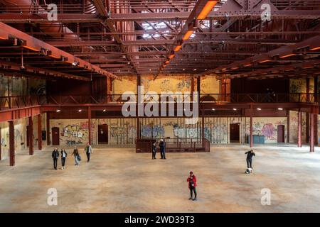 Kraftwerk für Kunstwerke im Stadtteil Gowanus in Brooklyn NYC Stockfoto