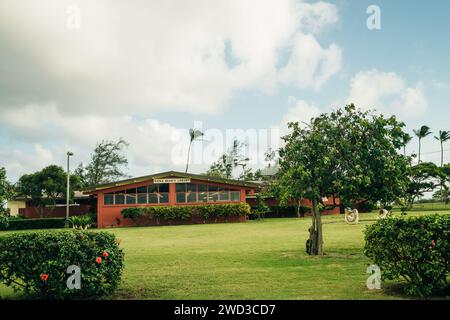 Hanalei Beach auf Kauai, Hawaii. Hochwertige Fotos Stockfoto