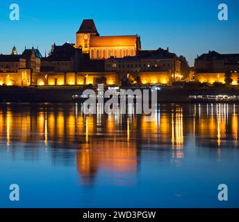 Anzeigen von Torun. Polen Stockfoto