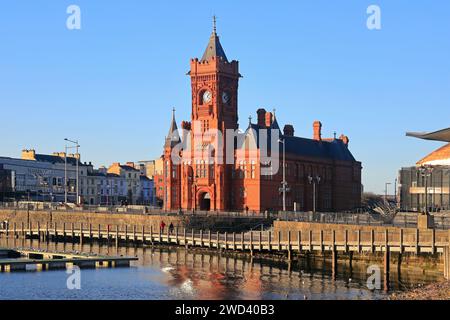 Pierhead Building, Cardiff Bay, Aufgenommen Im Januar 2024 Stockfoto