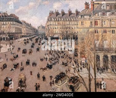 Camille Pissarro: "La Place du Theatre Francais" (1898) Stockfoto