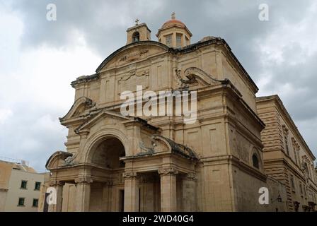 Kirche der Heiligen Katharina von Italien in Valletta Stockfoto
