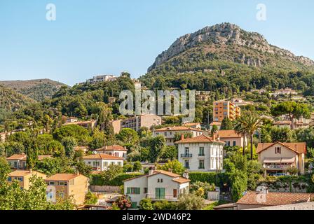 Malerischer Blick über Vence auf der französischen Rivera, Frankreich Stockfoto