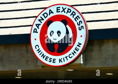 Los Angeles, Kalifornien: Panda Express Chinese Kitchen Food Restaurant Stockfoto