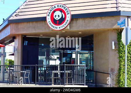 Los Angeles, Kalifornien: Panda Express Chinese Kitchen Food Restaurant Stockfoto