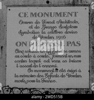 Monument aux Enfants de Verdun morts pour la France, Verdun, Maas, Region Grand-Est, Frankreich Stockfoto