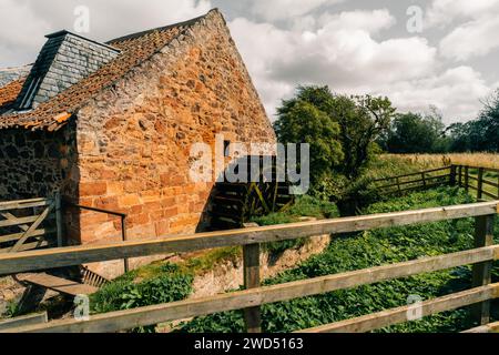 Old Preston Mill in england - 2. september 2023. Hochwertige Fotos Stockfoto