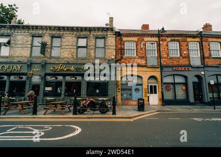 North Shields, North Tyneside, Großbritannien. 22 September 2023 Bell Street . Hochwertige Fotos Stockfoto