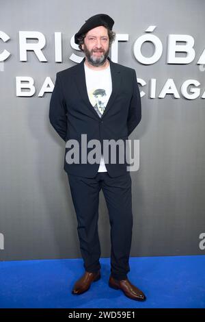 18. Januar 2024, Madrid, Spanien: Josean Bengoetxea nimmt â am 18. Januar 2024˜Cristobal Balenciagaâ€™ Premiere im Callao Cinema in Madrid, Spanien Teil (Foto: © Jack Abuin/ZUMA Press Wire) NUR ZUR REDAKTIONELLEN VERWENDUNG! Nicht für kommerzielle ZWECKE! Stockfoto