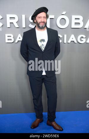 18. Januar 2024, Madrid, Spanien: Josean Bengoetxea nimmt â am 18. Januar 2024˜Cristobal Balenciagaâ€™ Premiere im Callao Cinema in Madrid, Spanien Teil (Foto: © Jack Abuin/ZUMA Press Wire) NUR ZUR REDAKTIONELLEN VERWENDUNG! Nicht für kommerzielle ZWECKE! Stockfoto