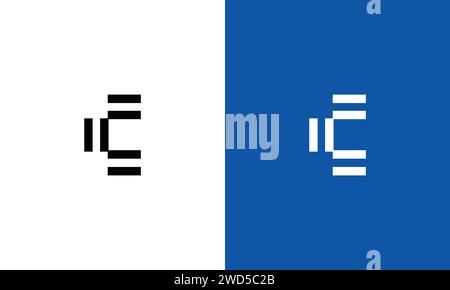 Buchstaben Monogramm Symbol Logo CC Stock Vektor