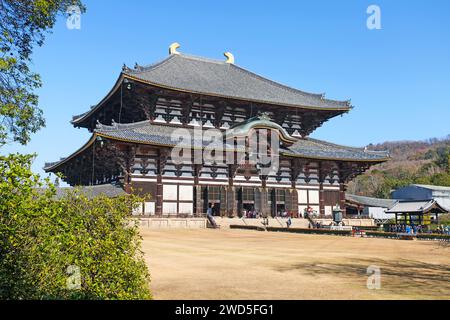 Todaiji-Tempel, UNESCO-Weltkulturerbe in Nara, Japan Stockfoto