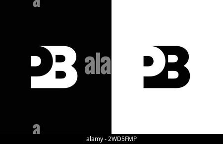 PB Initial Letter Logo Design, grafisches Alphabet Symbol für Corporate Business Identity Stock Vektor