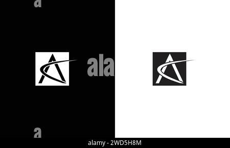 Buchstabensymbol Logo CA oder AC Stock Vektor