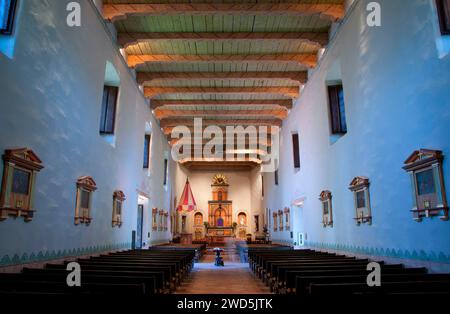 Altar, Mission Basilica San Diego de Alcala, San Diego, Kalifornien Stockfoto