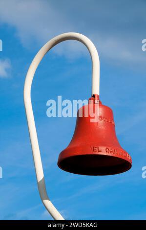 El Camino Real Lampe, Mission San Antonio de Pala, Pala-Indianer-Reservat, California Stockfoto