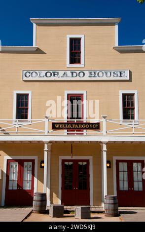 Colorado House, Old Town San Diego State Historic Park, San Diego, Kalifornien Stockfoto