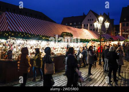 Nürnberger Weihnachtsmarkt, 28. November 2022 Stockfoto