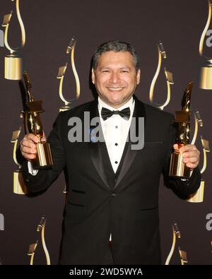 10. Annual Society of Voice Arts and Sciences Voice Awards Gala Winners Circle im Beverly Hilton Hotel am 9. Dezember 2023 in Beverly Hills, CA mit: Javier Gamboa Where: Beverly Hills, Kalifornien, Vereinigte Staaten Wann: 10 Dez 2023 Guthaben: Nicky Nelson/WENN Stockfoto