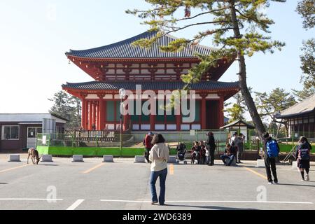 Chu-kondo oder Central Golden Hall in Kofukuji in Nara City, Japan. Stockfoto