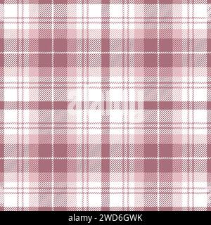 Nahtloses Karomuster. Das sich wiederholende Karomuster-Material sorgt für Designdrucke im Karomuster. Wiederholte Prüfung. Prüft die quadratische Linie. Vichi-Tuch. Tartan wiederholen Stock Vektor
