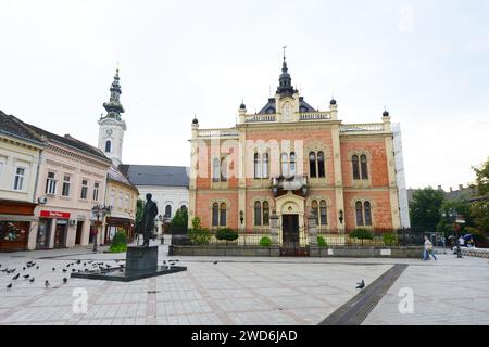 Der Bischofspalast in der Altstadt von Novi Sad, Serbien. Stockfoto